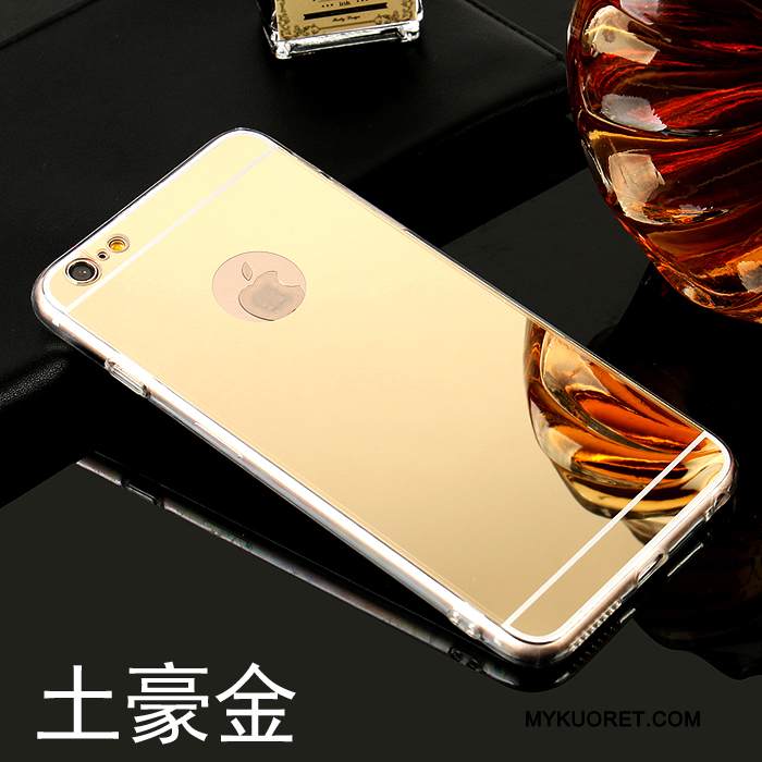 Kuori iPhone 4/4s Silikoni Kulta Trendi, Kotelo iPhone 4/4s Pehmeä Neste Peili Murtumaton