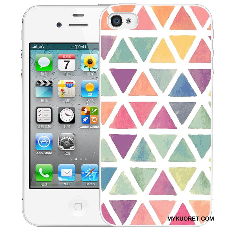 Kuori iPhone 4/4s Suojaus Puhelimen Kuoret Vihreä, Kotelo iPhone 4/4s Kohokuviointi