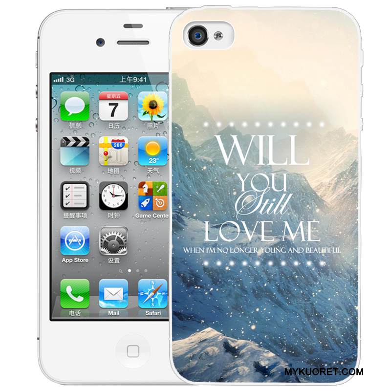 Kuori iPhone 4/4s Suojaus Puhelimen Kuoret Vihreä, Kotelo iPhone 4/4s Kohokuviointi