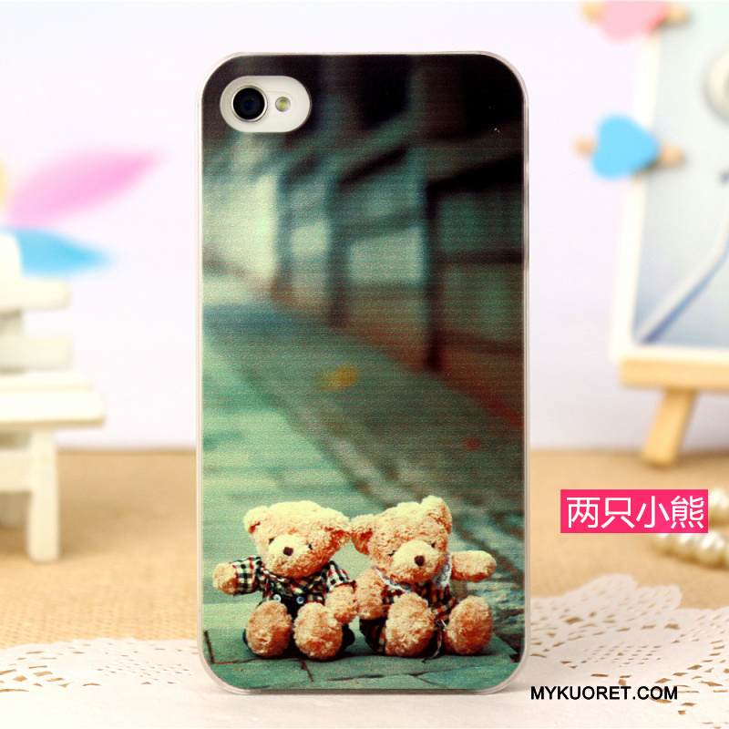 Kuori iPhone 4/4s Suojaus Sininen Persoonallisuus, Kotelo iPhone 4/4s Maalaus Puhelimen Kuoret