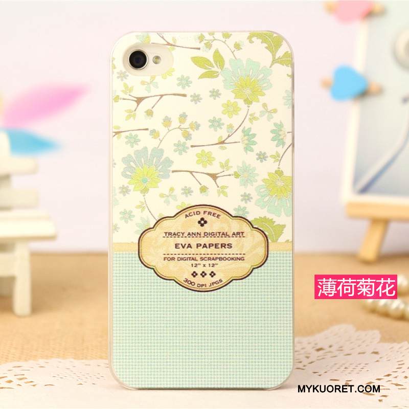 Kuori iPhone 4/4s Suojaus Sininen Persoonallisuus, Kotelo iPhone 4/4s Maalaus Puhelimen Kuoret