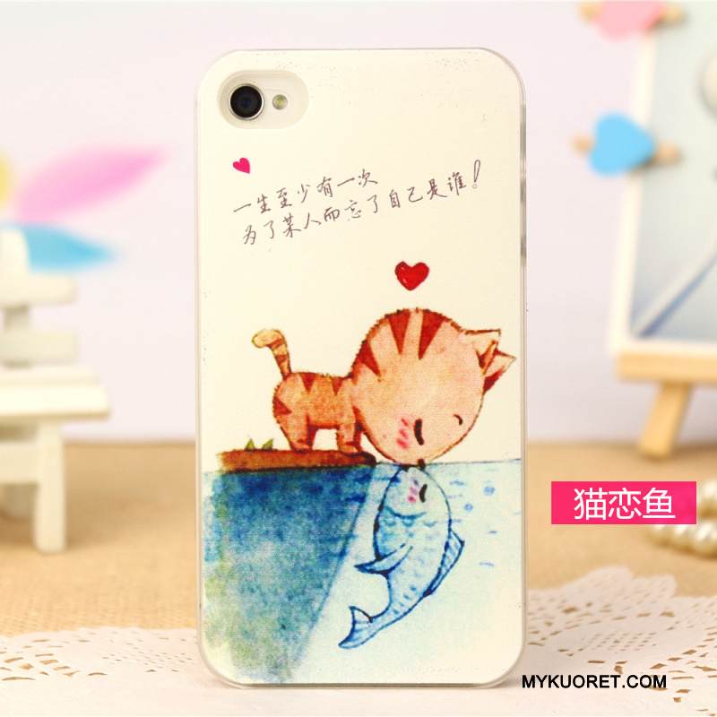 Kuori iPhone 4/4s Suojaus Sininen Persoonallisuus, Kotelo iPhone 4/4s Maalaus Puhelimen Kuoret