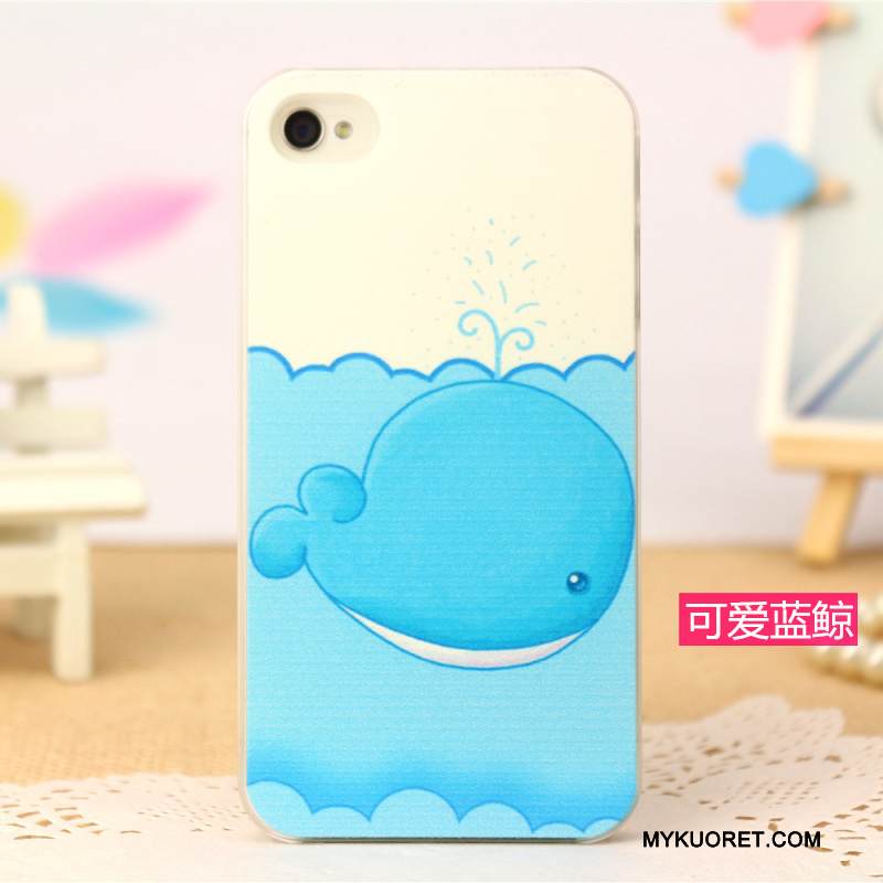 Kuori iPhone 4/4s Suojaus Sininen Persoonallisuus, Kotelo iPhone 4/4s Maalaus Puhelimen Kuoret