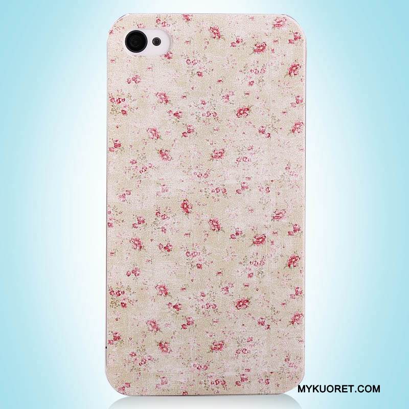 Kuori iPhone 4/4s Vuosikerta Puhelimen Kuoret Yksinkertainen, Kotelo iPhone 4/4s Maalaus Jauhe