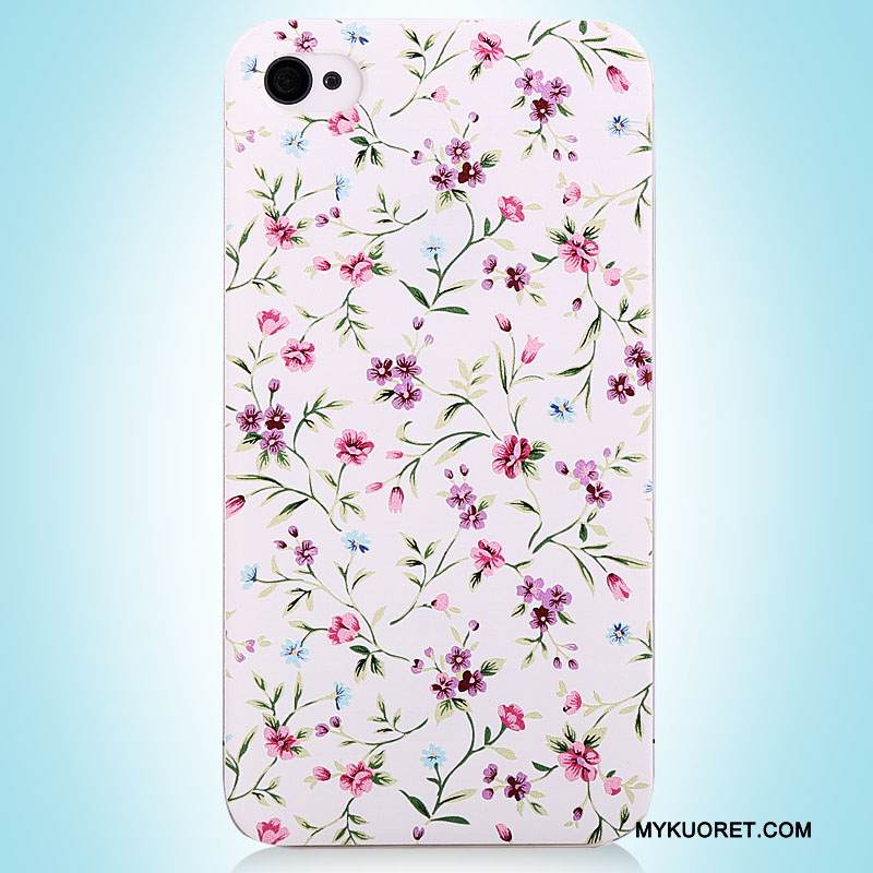 Kuori iPhone 4/4s Vuosikerta Puhelimen Kuoret Yksinkertainen, Kotelo iPhone 4/4s Maalaus Jauhe