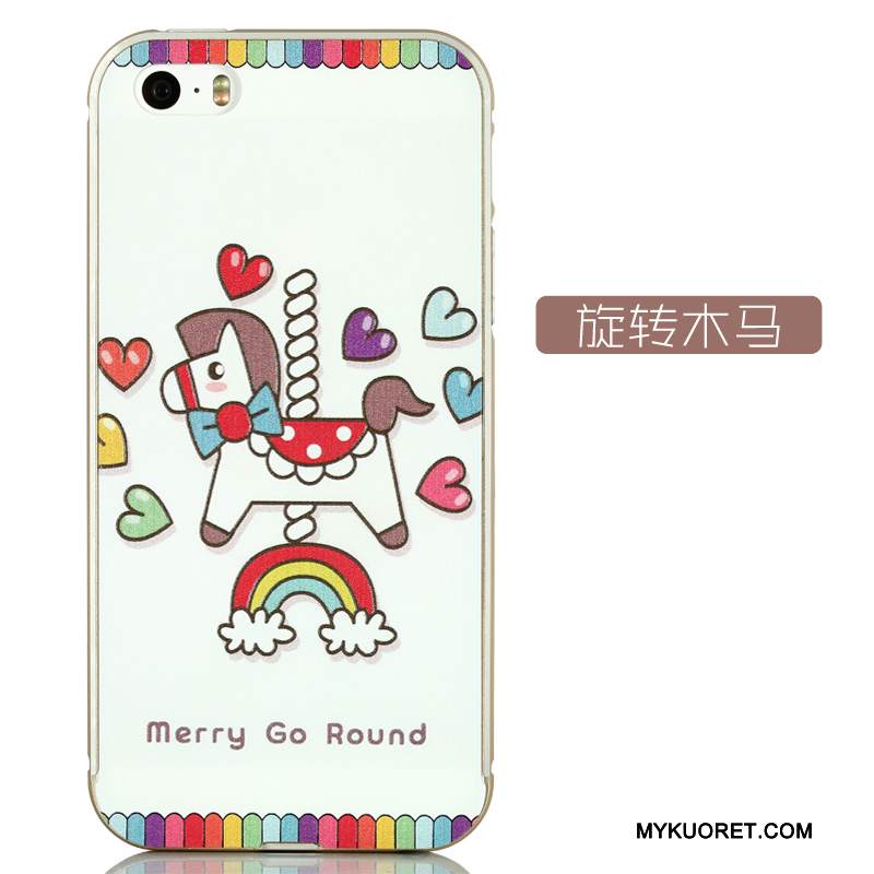 Kuori iPhone 5/5s Kohokuviointi Ihana Harmaa, Kotelo iPhone 5/5s Laukut Kehys Puhelimen Kuoret