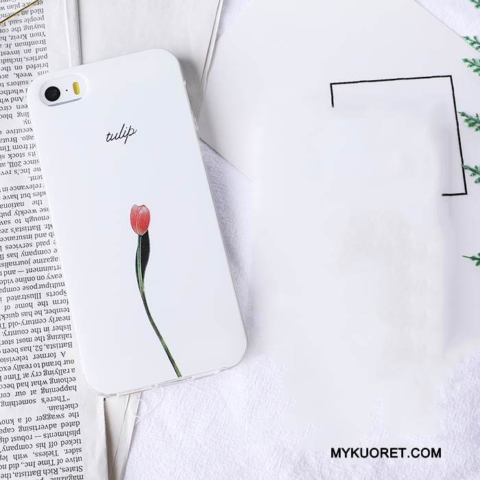 Kuori iPhone 5/5s Kohokuviointi Vihreä Ripustettavat Koristeet, Kotelo iPhone 5/5s Laukut Puhelimen Kuoret Trendi