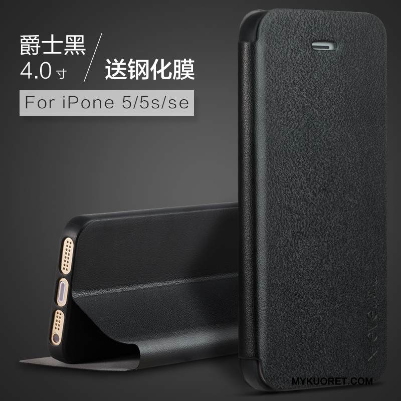 Kuori iPhone 5/5s Kuoret Tummansininen Murtumaton, Kotelo iPhone 5/5s Laukut Puhelimen Kuoret