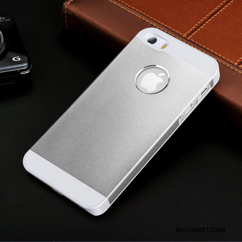 Kuori iPhone 5/5s Laukut Jauhe Takakansi, Kotelo iPhone 5/5s Metalli Puhelimen Kuoret