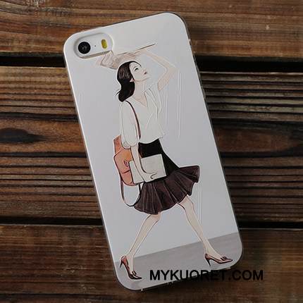 Kuori iPhone 5/5s Laukut Keltainen Ripustettavat Koristeet, Kotelo iPhone 5/5s Pehmeä Neste Puhelimen Kuoret