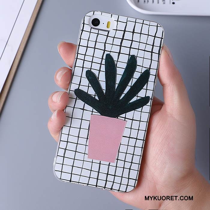 Kuori iPhone 5/5s Laukut Keltainen Ripustettavat Koristeet, Kotelo iPhone 5/5s Pehmeä Neste Puhelimen Kuoret