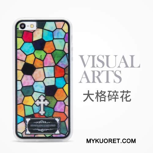 Kuori iPhone 5/5s Laukut Murtumaton Kiinalainen Tyyli, Kotelo iPhone 5/5s Suojaus Trendi Punainen