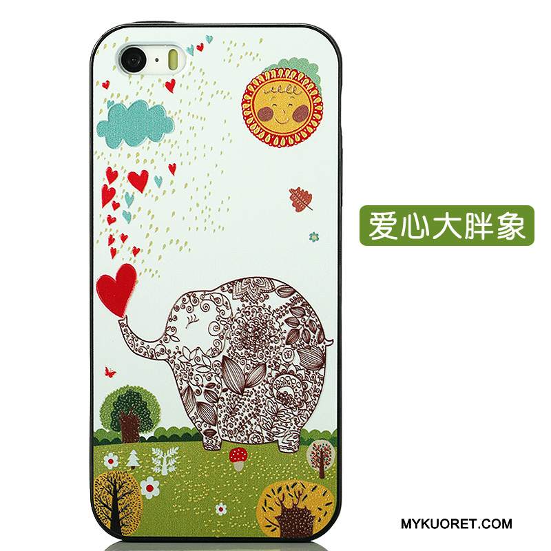 Kuori iPhone 5/5s Laukut Persoonallisuus Trendi, Kotelo iPhone 5/5s Luova Ihana Keltainen