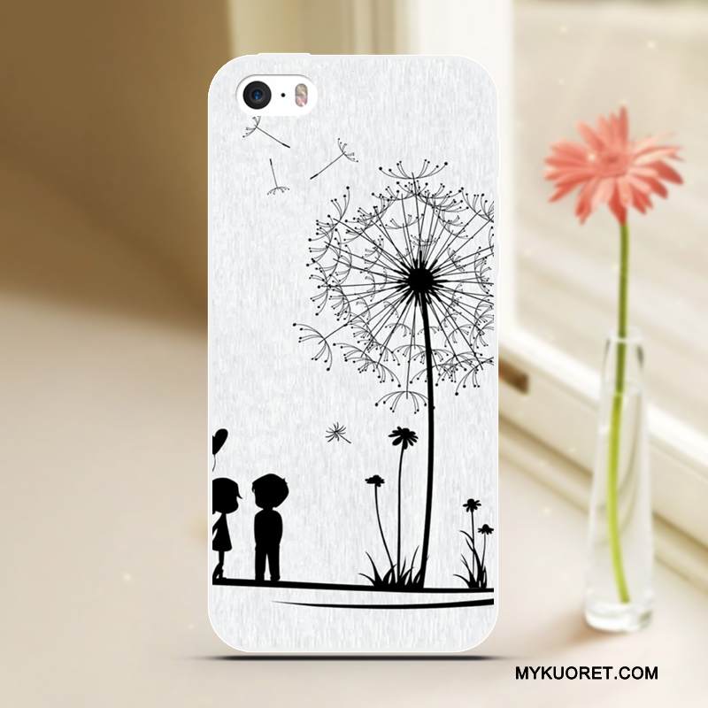 Kuori iPhone 5/5s Laukut Sininen Puhelimen Kuoret, Kotelo iPhone 5/5s Sarjakuva Viileä Murtumaton