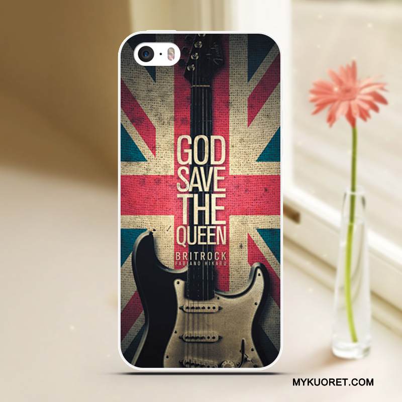 Kuori iPhone 5/5s Laukut Sininen Puhelimen Kuoret, Kotelo iPhone 5/5s Sarjakuva Viileä Murtumaton