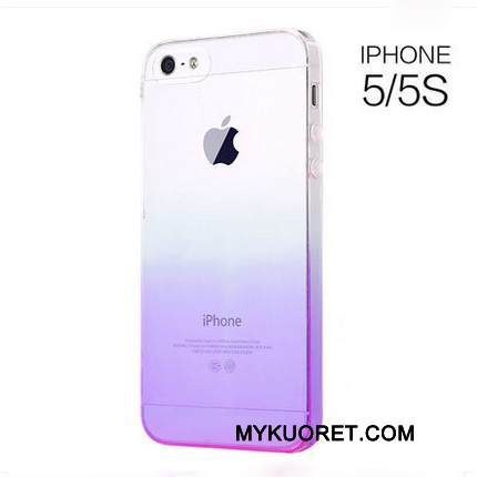 Kuori iPhone 5/5s Laukut Sininen Puhelimen Kuoret, Kotelo iPhone 5/5s Silikoni