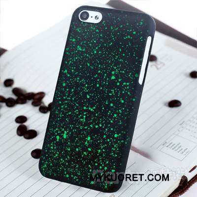 Kuori iPhone 5/5s Luova Kova Pesty Suede, Kotelo iPhone 5/5s Suojaus Puhelimen Kuoret Sininen