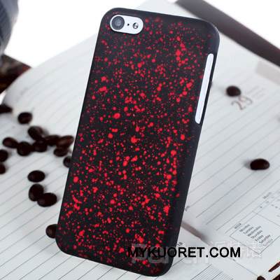 Kuori iPhone 5/5s Luova Kova Pesty Suede, Kotelo iPhone 5/5s Suojaus Puhelimen Kuoret Sininen