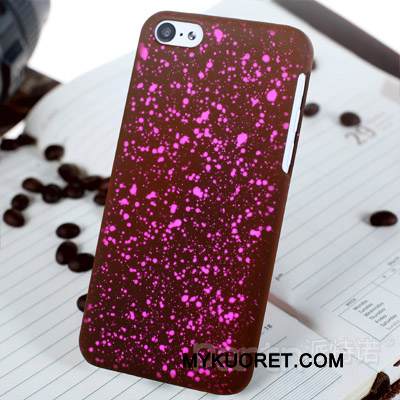 Kuori iPhone 5/5s Luova Kova Pesty Suede, Kotelo iPhone 5/5s Suojaus Puhelimen Kuoret Sininen