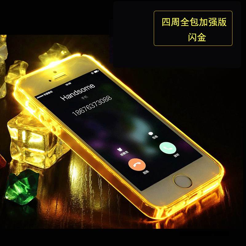 Kuori iPhone 5/5s Luova Puhelimen Kuoret Vihreä, Kotelo iPhone 5/5s Suojaus Läpinäkyvä