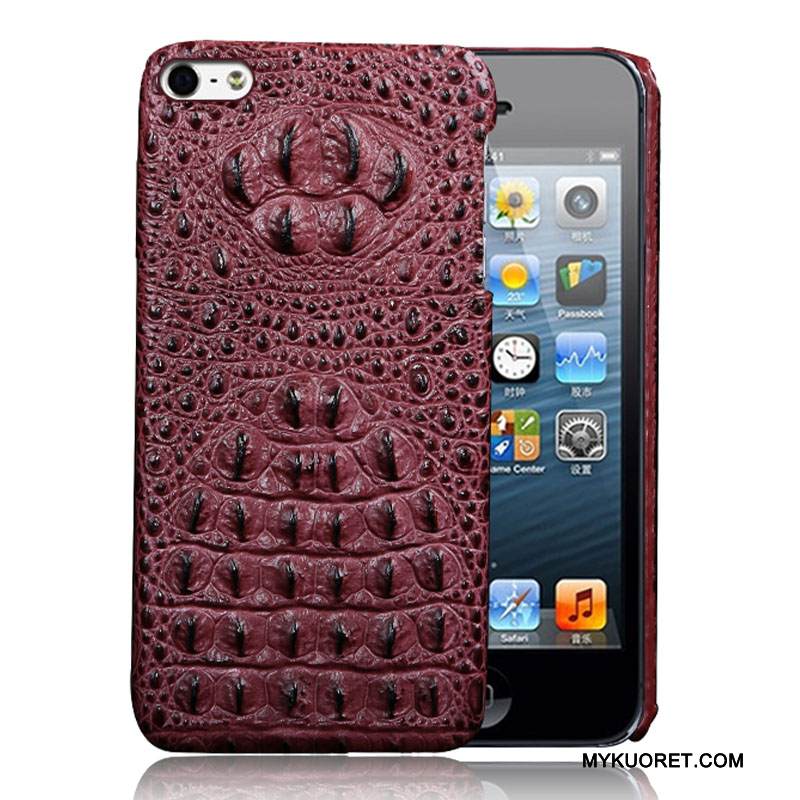 Kuori iPhone 5/5s Luova Punainen Ultra, Kotelo iPhone 5/5s Nahka Ohut Murtumaton