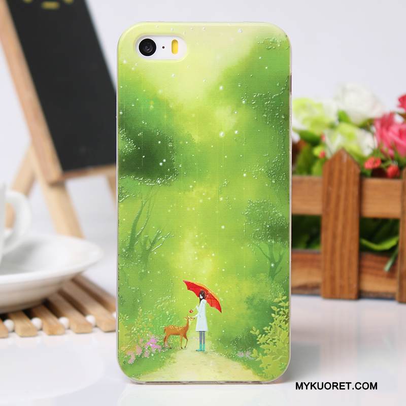 Kuori iPhone 5/5s Luova Uusi Jauhe, Kotelo iPhone 5/5s Suojaus Puhelimen Kuoret Viileä