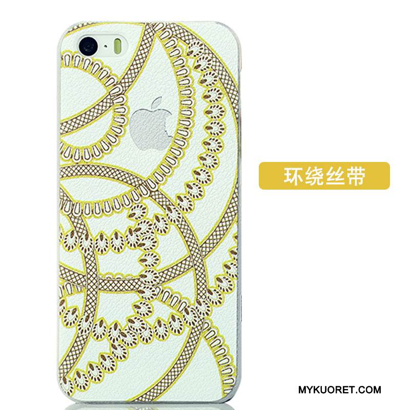 Kuori iPhone 5/5s Monivärinen Ohut Ihana, Kotelo iPhone 5/5s Luova Kova Ultra