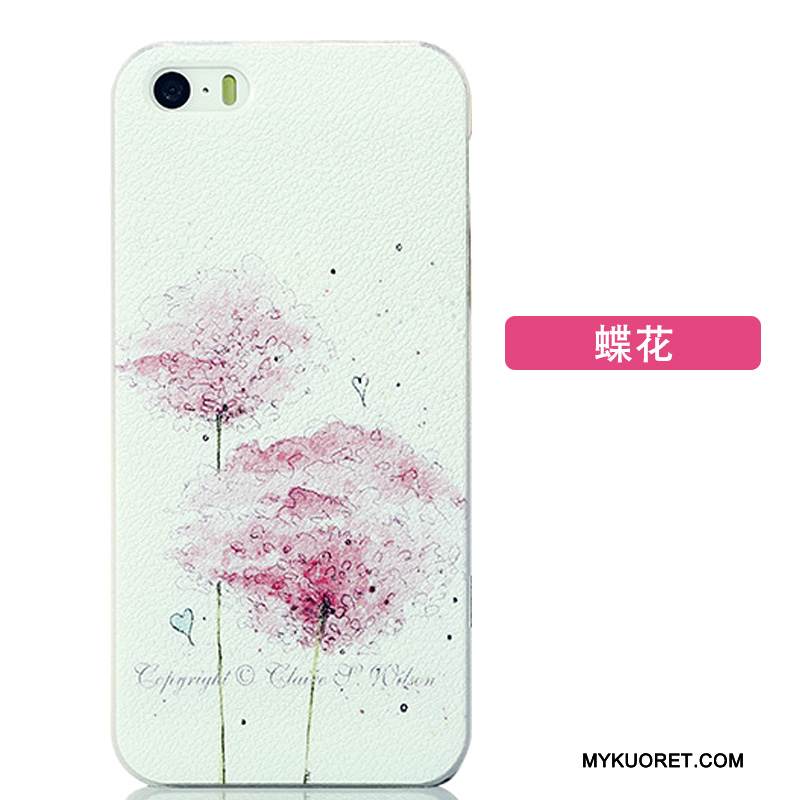 Kuori iPhone 5/5s Monivärinen Ohut Ihana, Kotelo iPhone 5/5s Luova Kova Ultra