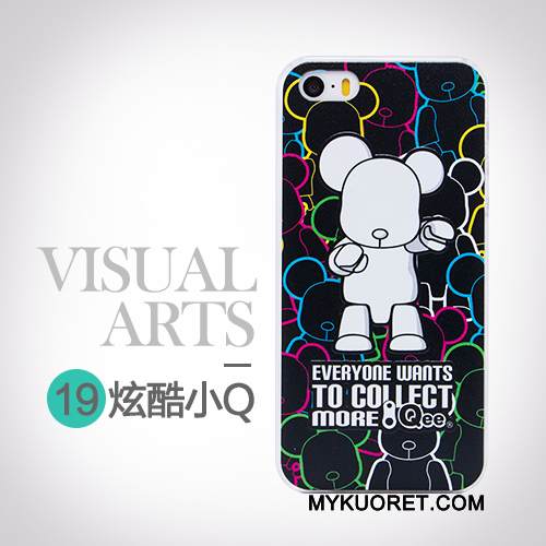 Kuori iPhone 5/5s Monivärinen Persoonallisuus Ihana, Kotelo iPhone 5/5s Luova Puhelimen Kuoret