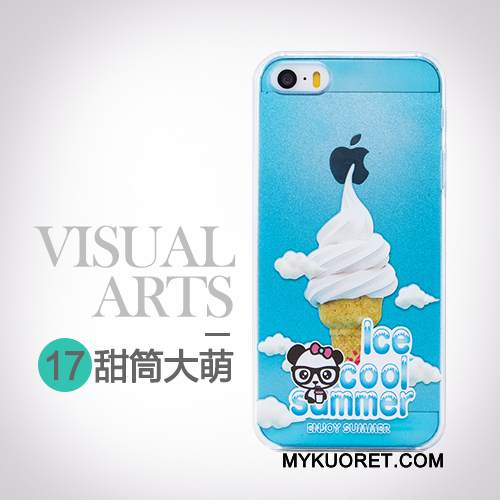 Kuori iPhone 5/5s Monivärinen Persoonallisuus Ihana, Kotelo iPhone 5/5s Luova Puhelimen Kuoret