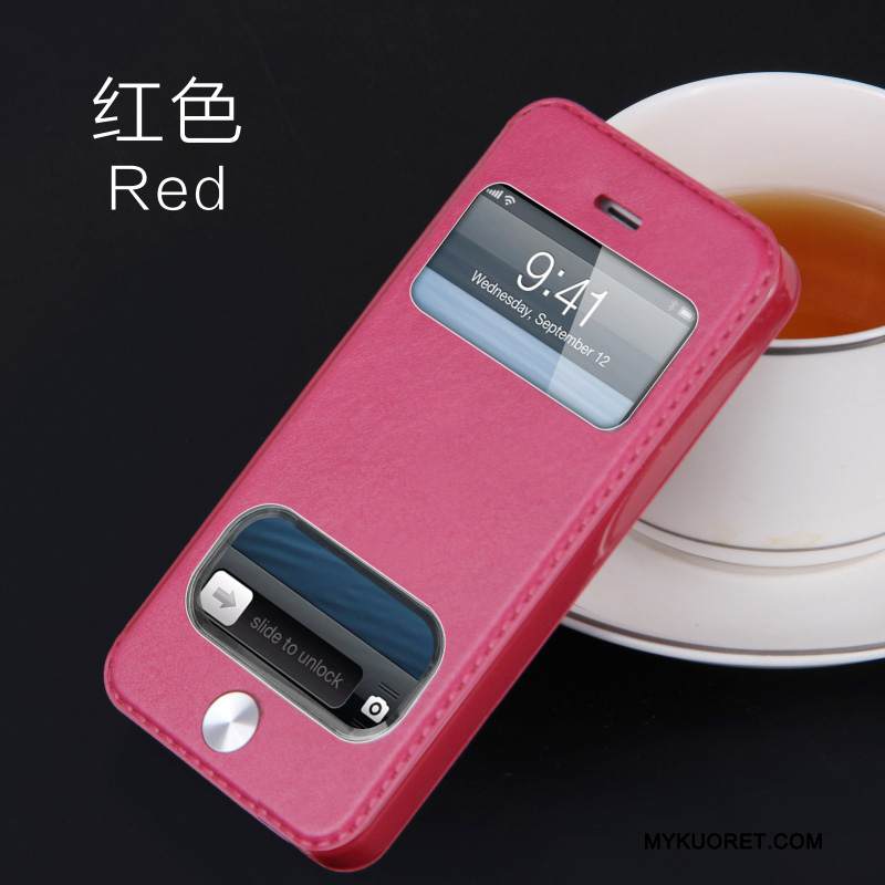 Kuori iPhone 5/5s Nahka Ohut Puhelimen Kuoret, Kotelo iPhone 5/5s Suojaus
