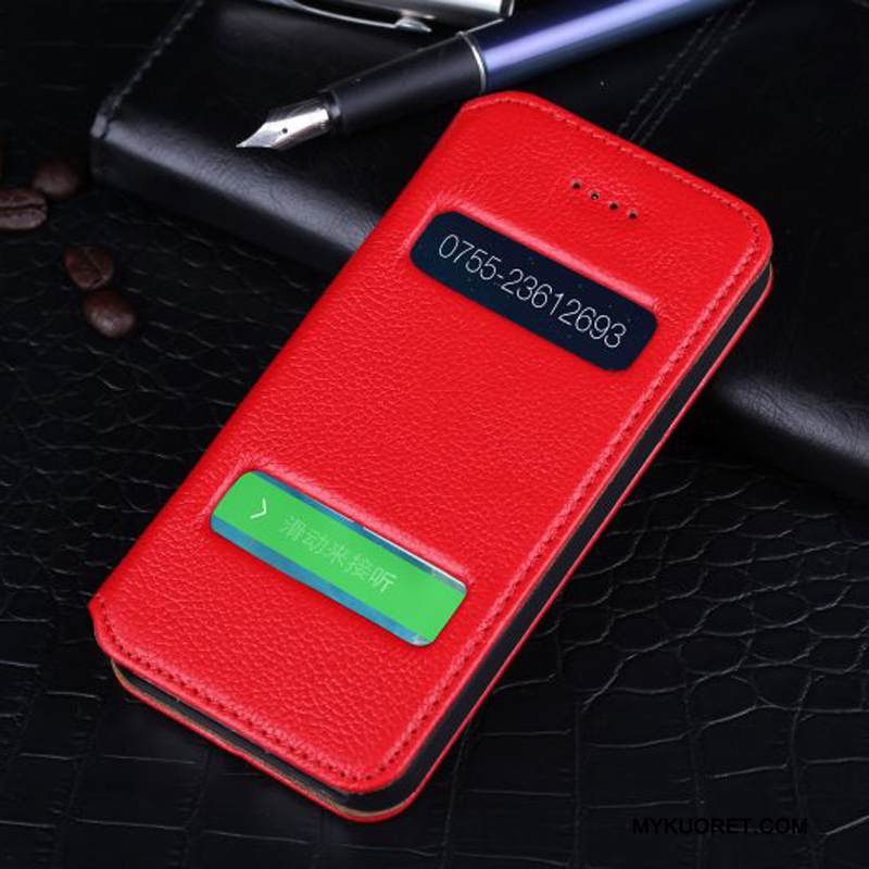 Kuori iPhone 5/5s Nahka Puhelimen Kuoret Murtumaton, Kotelo iPhone 5/5s Suojaus Uusi Valkoinen