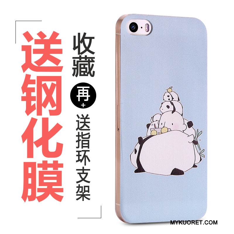 Kuori iPhone 5/5s Pehmeä Neste Ihana Puhelimen Kuoret, Kotelo iPhone 5/5s Monivärinen Rengas Muokata