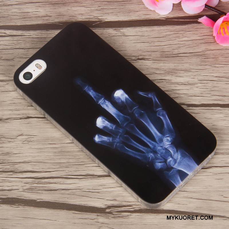 Kuori iPhone 5/5s Pehmeä Neste Ohut Puhelimen Kuoret, Kotelo iPhone 5/5s Luova Violetti