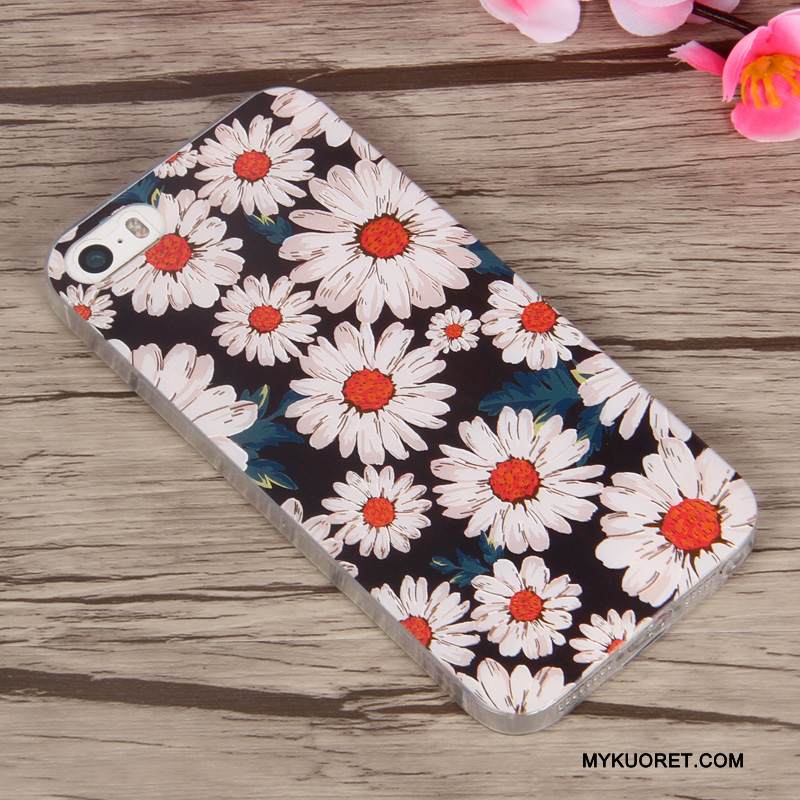 Kuori iPhone 5/5s Pehmeä Neste Ohut Puhelimen Kuoret, Kotelo iPhone 5/5s Luova Violetti