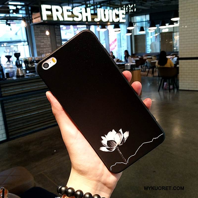 Kuori iPhone 5/5s Pehmeä Neste Pieni Kustannukset, Kotelo iPhone 5/5s Luova Persoonallisuus Ripustettavat Koristeet