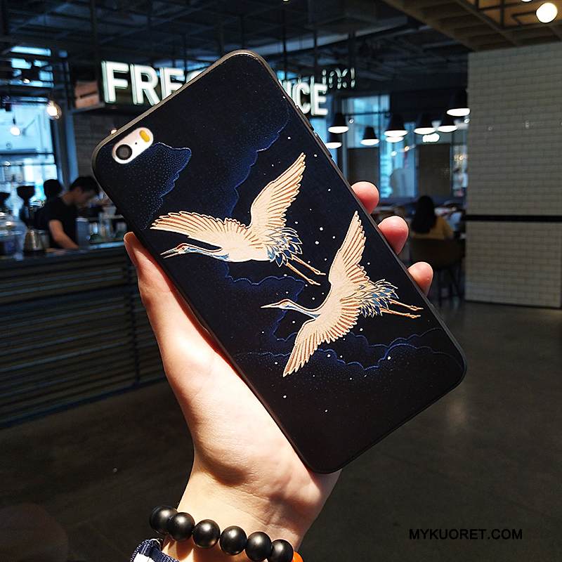 Kuori iPhone 5/5s Pehmeä Neste Pieni Kustannukset, Kotelo iPhone 5/5s Luova Persoonallisuus Ripustettavat Koristeet