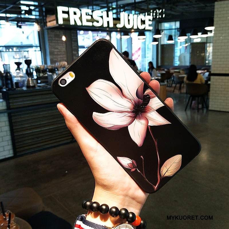 Kuori iPhone 5/5s Pehmeä Neste Pieni Kustannukset, Kotelo iPhone 5/5s Luova Persoonallisuus Ripustettavat Koristeet