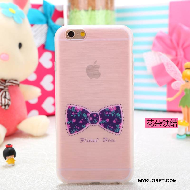 Kuori iPhone 5/5s Sarjakuva Ihana Läpinäkyvä, Kotelo iPhone 5/5s Monivärinen Puhelimen Kuoret