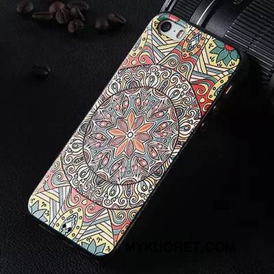 Kuori iPhone 5/5s Silikoni Murtumaton Läpinäkyvä, Kotelo iPhone 5/5s Suojaus Puhelimen Kuoret