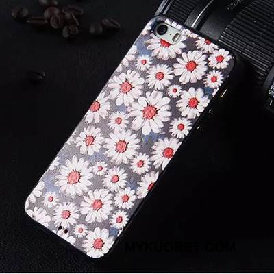 Kuori iPhone 5/5s Silikoni Murtumaton Läpinäkyvä, Kotelo iPhone 5/5s Suojaus Puhelimen Kuoret