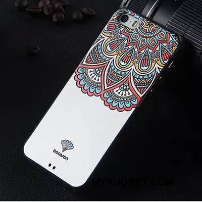 Kuori iPhone 5/5s Silikoni Murtumaton Läpinäkyvä, Kotelo iPhone 5/5s Suojaus Puhelimen Kuoret