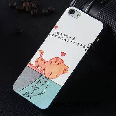 Kuori iPhone 5/5s Silikoni Murtumaton Läpinäkyvä, Kotelo iPhone 5/5s Suojaus Puhelimen Kuoret