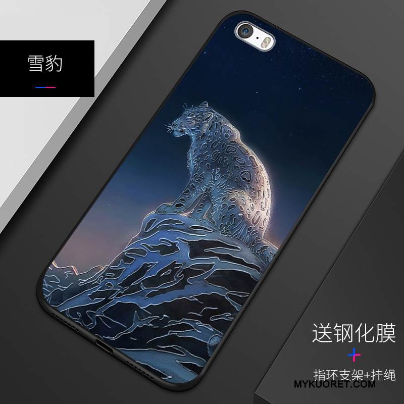 Kuori iPhone 5/5s Silikoni Persoonallisuus Sininen, Kotelo iPhone 5/5s Kohokuviointi Murtumaton Viini Punainen