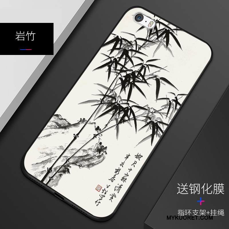 Kuori iPhone 5/5s Silikoni Persoonallisuus Sininen, Kotelo iPhone 5/5s Kohokuviointi Murtumaton Viini Punainen