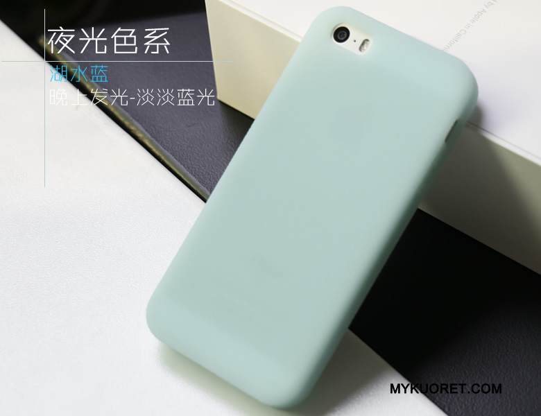 Kuori iPhone 5/5s Silikoni Puhelimen Kuoret Jauhe, Kotelo iPhone 5/5s Suojaus