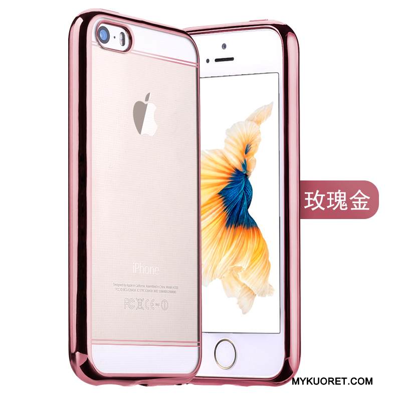 Kuori iPhone 5/5s Silikoni Puhelimen Kuoret Jauhe, Kotelo iPhone 5/5s Suojaus Pinnoitus