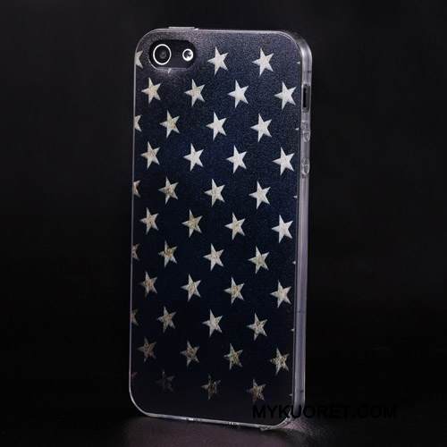 Kuori iPhone 5/5s Silikoni Puhelimen Kuoret Murtumaton, Kotelo iPhone 5/5s Luova Valkoinen Uusi