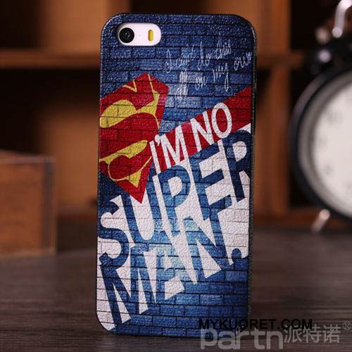 Kuori iPhone 5/5s Silikoni Puhelimen Kuoret Murtumaton, Kotelo iPhone 5/5s Luova Valkoinen Uusi