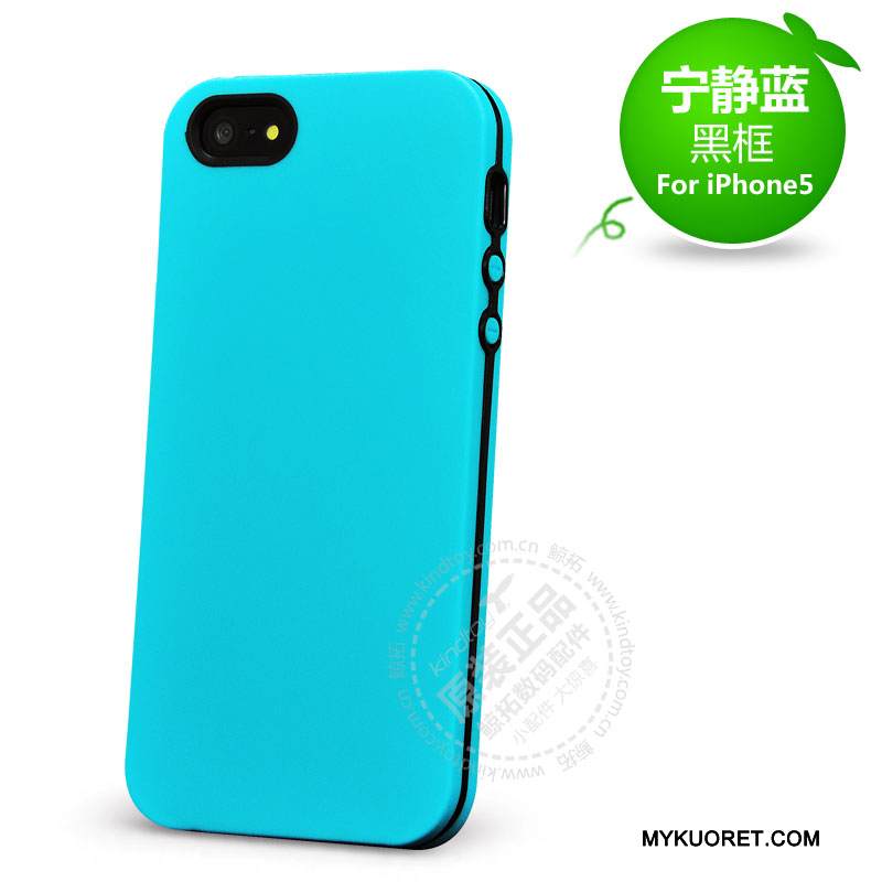 Kuori iPhone 5/5s Silikoni Puhelimen Kuoret Murtumaton, Kotelo iPhone 5/5s Suojaus Punainen